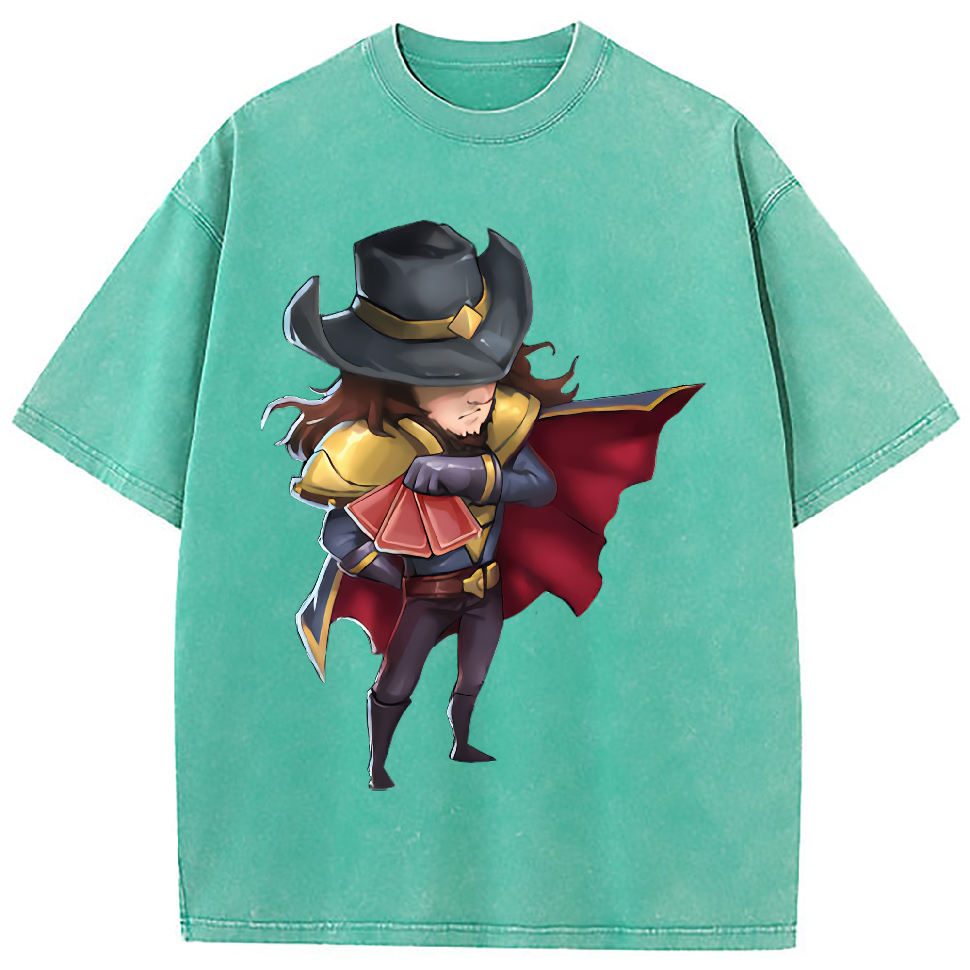 （画像用） リーグ・オブ・レジェンド League of Legends LOL 綿100% ヴィンテージ風 半袖Tシャツ（フロントプリント）